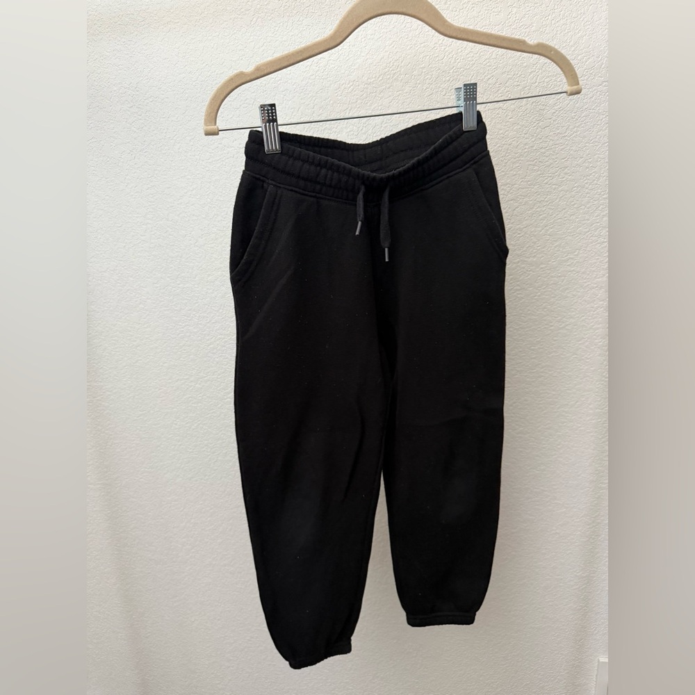 Old Navy Black Jogger Sweatpants, Size 6-7